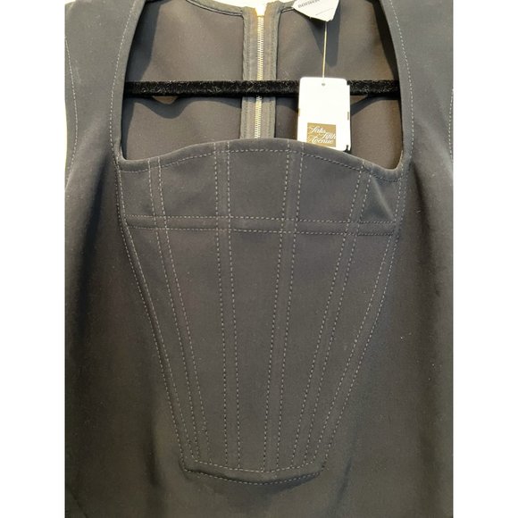 Womens Black Bottega Veneta Silk-Blend Dress - Picture 9 of 9